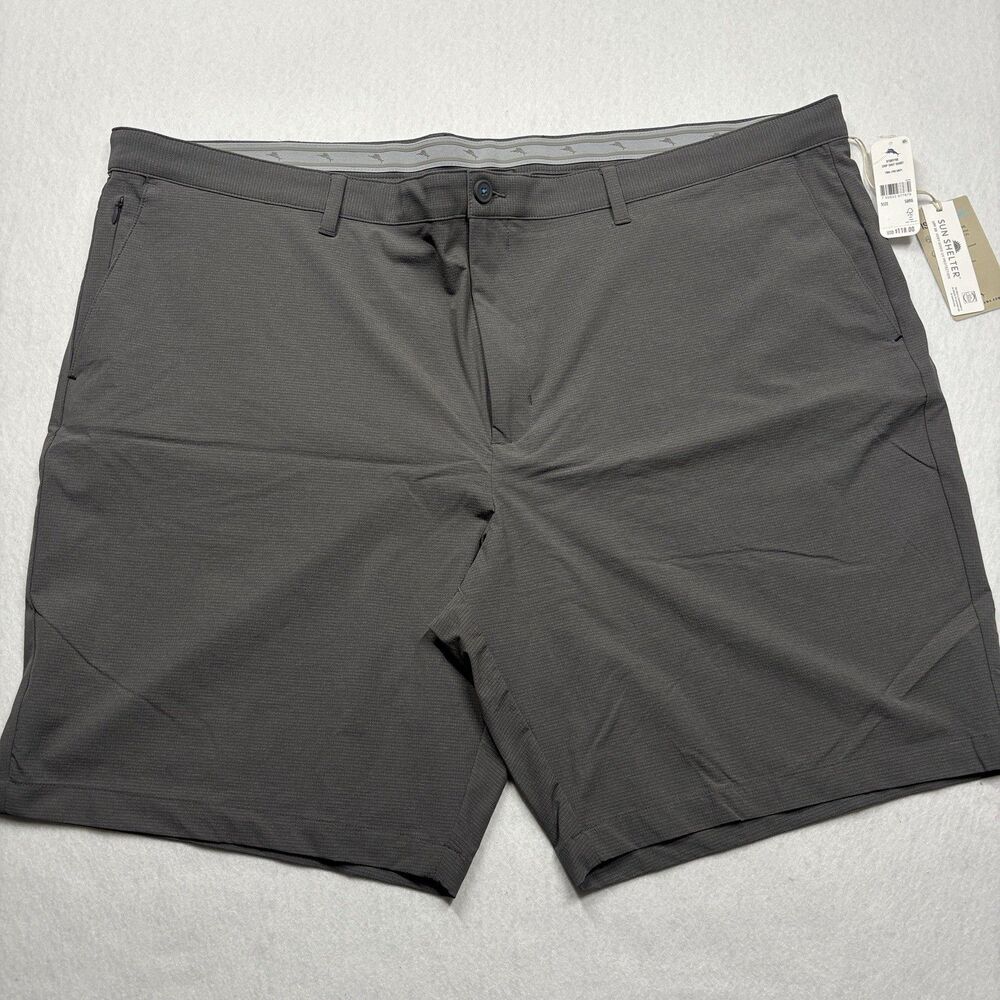 NWT Tommy Bahama Chip Shot Grey Golf Shorts Size 50 MSRP $118